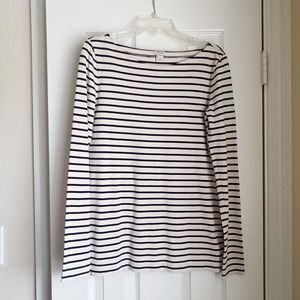 J.Crew Striped Crew Sweater
